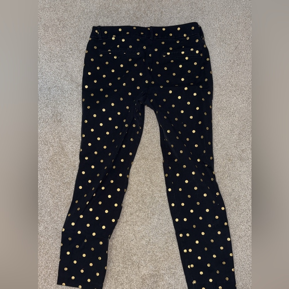 Old Navy Women’s Black Pixie Pants with Gold Dot Print - Picture 8 of 10